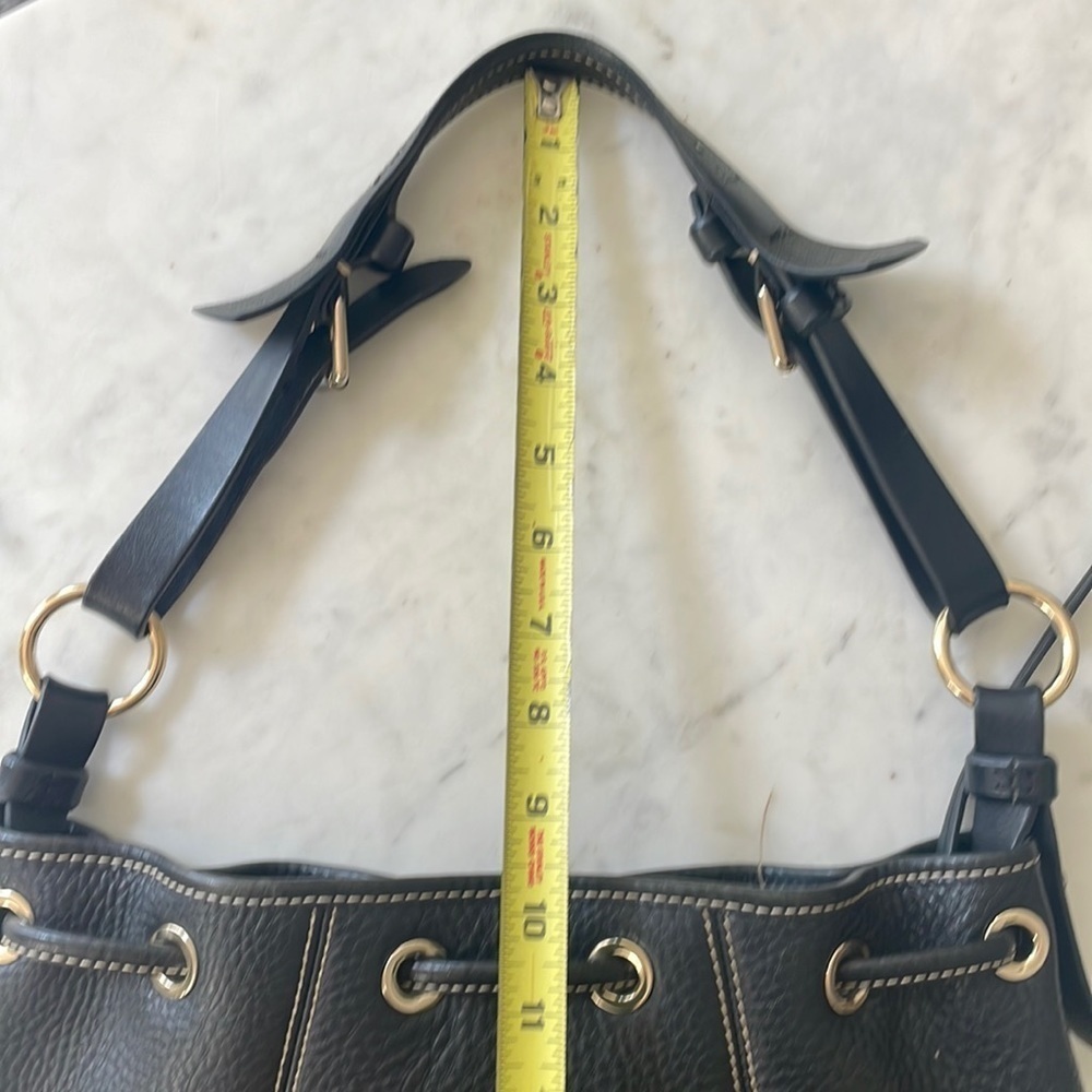 Dooney & Bourke Black Pebbled Leather Bag - Picture 14 of 16